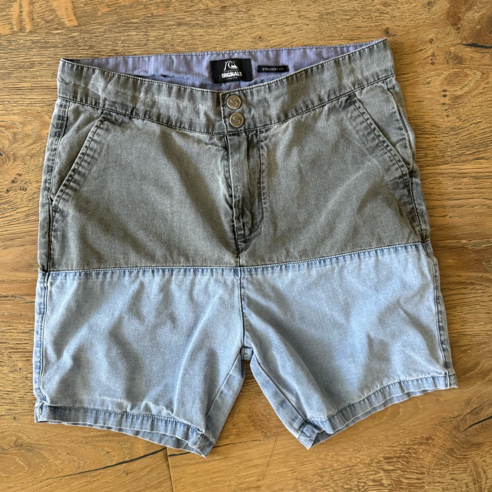 ⚡️Quiksilver Gray and Light Blue Men Shorts